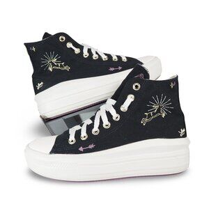 Converse Chuck Taylor All Star Move Platform Tiny Tattoos Women's 7.5 A07136C